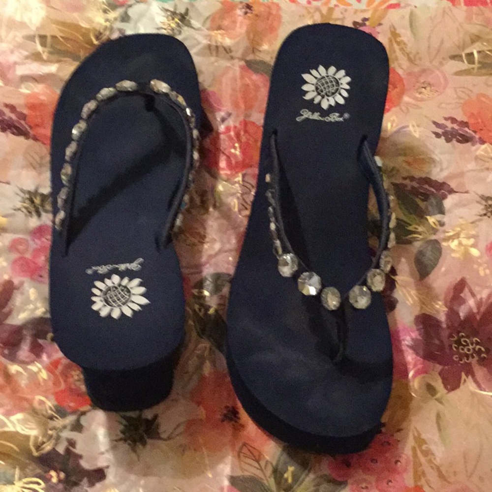 Yellow Box sandals